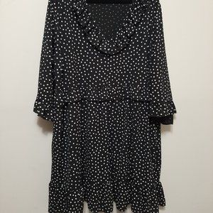 Boohoo Polka Dot Dress US 24